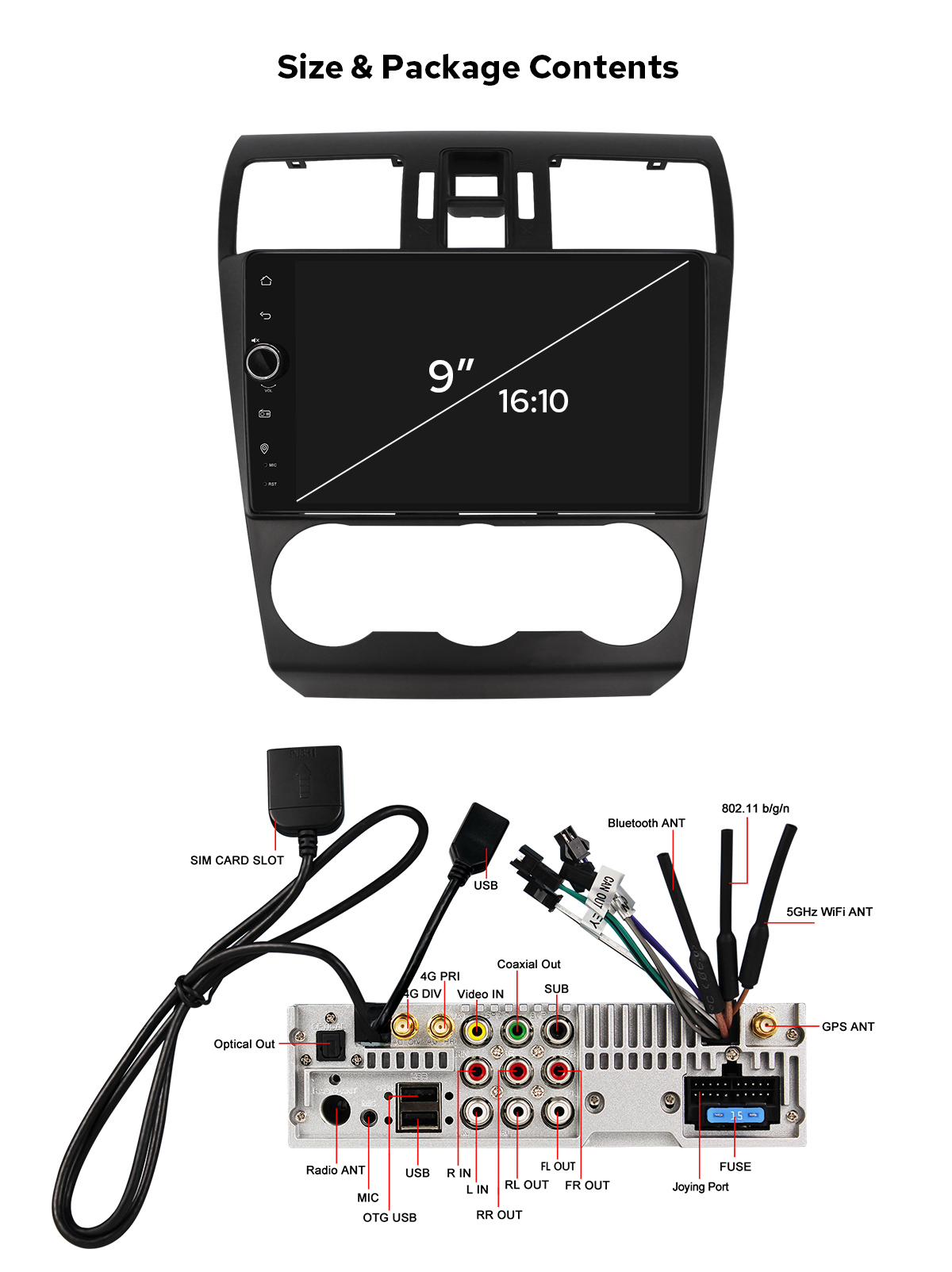 Joying Newest Subaru Forester Wrx Sti Android Head Unit